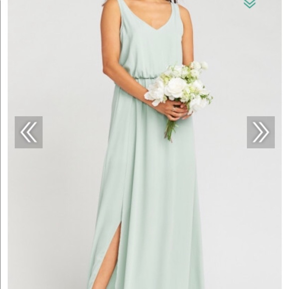 NWT ALTERED KENDALL MAXI DRESS ~ DUSTY MINT CRISP. - Picture 1 of 5